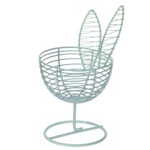 Article Lapin en fil de fer ajouré, objet décoratif idéal pour le printemps et Pâques, 16 cm, lot de 3.