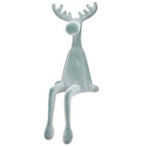 Article Bordure décorative en forme d&#39;élan H31 cm gris 3 pièces