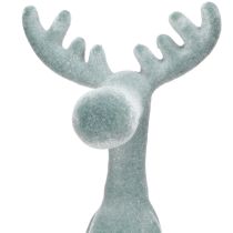 Article Bordure décorative en forme d&#39;élan H31 cm gris 3 pièces
