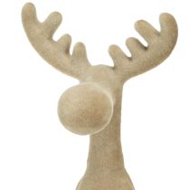 Article Élan déco bord d’étagère Figurine assise Beige 31cm 3pcs