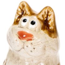 Article Figurines décoratives de chats en céramique, figurines d'animaux amusantes pour la décoration du salon, 8 cm, lot de 4
