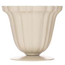 Article Petite coupe décorative en métal crème 10 cm