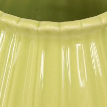 Article Jardinière théière décorative en céramique rose vert 19,5×13,5×11cm 2 pcs