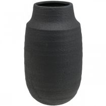 Article Vase Céramique Vase Fleur Noir Vases Décoratifs Ø17cm H34cm