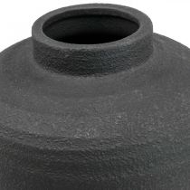 Vase Céramique Noir Vases Décoratifs Grand Ø18.5cm H40cm