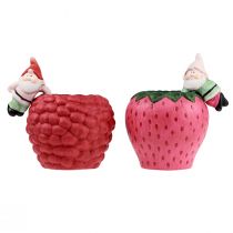 Article Pot en céramique bord cintre nain Ø14,5cm 2pcs