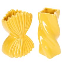 Article Vase à pâtes en céramique décorative, style méditerranéen, pour table, salon et bureau, 16 cm