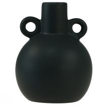 Article Vase céramique mini vase manche noir céramique Ø8,5cm H12cm