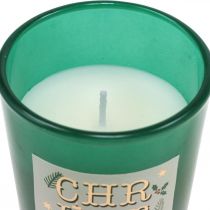 Bougies parfumées dans un coffret cadeau en verre Bougies de Noël 7cm 3pcs