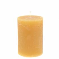 Article Bougies de couleur unie couleur miel 85×120mm 2 pcs