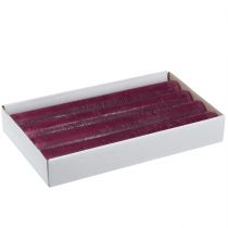 Article Bougies de couleur unie en bougies bâton Berry 34x240mm 4 pcs