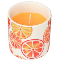 Article Bougies d&#39;extérieur en pot céramique citronnelle H7cm 3pcs