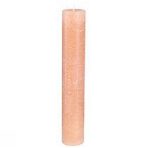 Article Bougies bâton bougies bougies en cire orange pêche 50x300mm 4 pcs