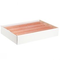 Article Bougies bâton bougies bougies en cire orange pêche 50x300mm 4 pcs