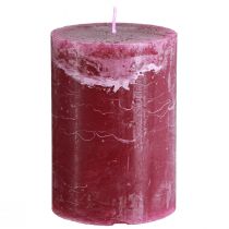 Article Bougies colorées à travers des bougies piliers Berry 85×120mm 2 pcs