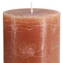 Article Bougies bougies piliers teintes caramel 85×150mm 2 pcs