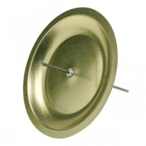 Article Bougeoir 8cm doré 16 pcs