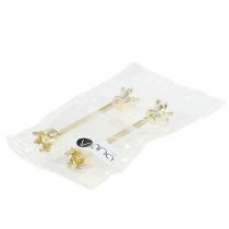 Article Bougeoir couronne or 4 pcs