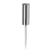 Article Bougeoir argent pour bougies bâtons 15cm 4 pcs