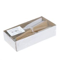 Article Bougeoir argent pour bougies bâtons 15cm 4 pcs