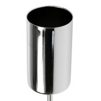 Article Bougeoir argent pour bougies bâtons Ø2,2cm 4 pcs