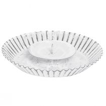Article Bougeoir moule à gâteau en métal blanc Shabby Chic Ø15cm