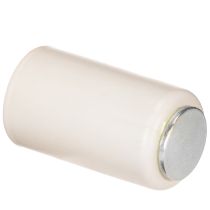 Article Lot de 4 porte-bougies en métal magnétique crème, diamètre 25 mm