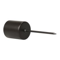 Article Support de bougie à coller, noir, Ø 3,2 cm, lot de 4