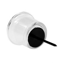 Article Bougeoir pour bougie chauffe-plat en verre transparent Ø6cm H10cm 2pcs