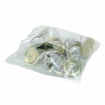 Article Bougeoir avec épine dorée Ø6cm 36 pcs