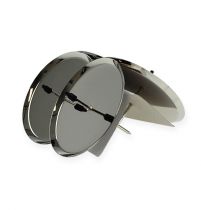 Article Bougeoir argent Ø8cm 4 pcs