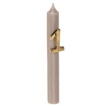 Article Chiffres en métal doré pour bougies de l’Avent 1 à 4, 4 cm, set de 4