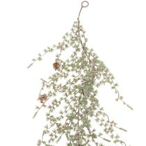 Article Guirlande artificielle avec pommes de pin et branches de pin 185 cm pour décoration intérieure