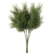 Article Lot de 4 branches de pin artificiel vert pour décoration hivernale, 40 cm