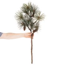 Article Branche de pin artificielle avec pommes de pin, 93 cm