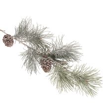 Article Branche de pin artificielle avec cônes et longues aiguilles 105 cm