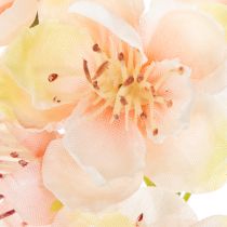 Article Branche décorative fleurie avec de délicates fleurs de cerisier, 83 cm, 3 pièces