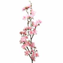 Branche de fleurs de cerisier rose 105cm