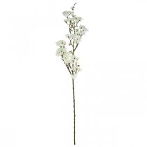 Article Branche de cerisier blanc décoration de printemps artificielle branche décorative 110cm