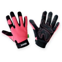 Article Gants synthétiques Kixx taille 7 rose, noir