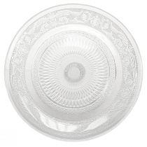 Article Assiette à gâteau classique en verre sur pied - Élégante pour chaque célébration Ø 20cm