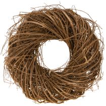 Article Petite couronne de branches Déco en orme naturel Ø25cm