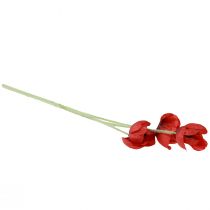 Article Fleurs artificielles coquelicot rouge 50cm