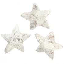 Article Décoration Étoile en Noix de Coco Étoiles en Noix de Coco Blanc Lavé 5cm 30 pcs
