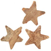 Article Décoration étoile en noix de coco décoration de Noël naturelle naturelle 5,5-7 cm 30 pcs