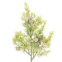 Article Branche de Conifère Artificielle avec Pommes de Pin 39 cm 4 Pièces
