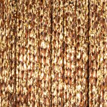 Article Cordelette décorative scintillante en plastique sur rouleau 3 mm x 20 m or