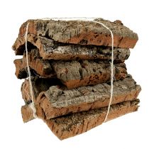 Article Ensemble de 5 pièces d'écorce de liège naturel pour loisirs créatifs et décoration, 30 x 20 cm