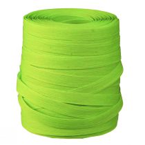 Article Ruban frisé en coton vert, durable, 10 mm, ruban cadeau de 100 m