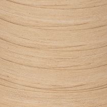 Article Ruban froncé en fibre naturelle beige 10 mm x 100 m